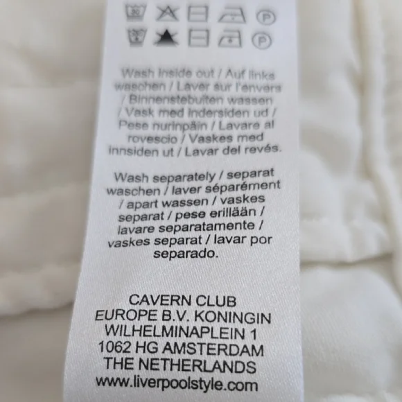 Liverpool Jeans Company White Jean Jacket Classic Design - Picture 6 of 6